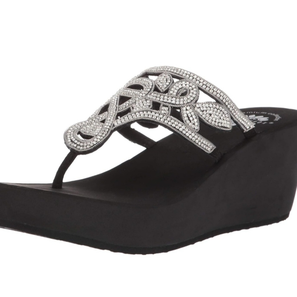 YellowBox Vanessa Clear Wedge - Picture 3 of 10